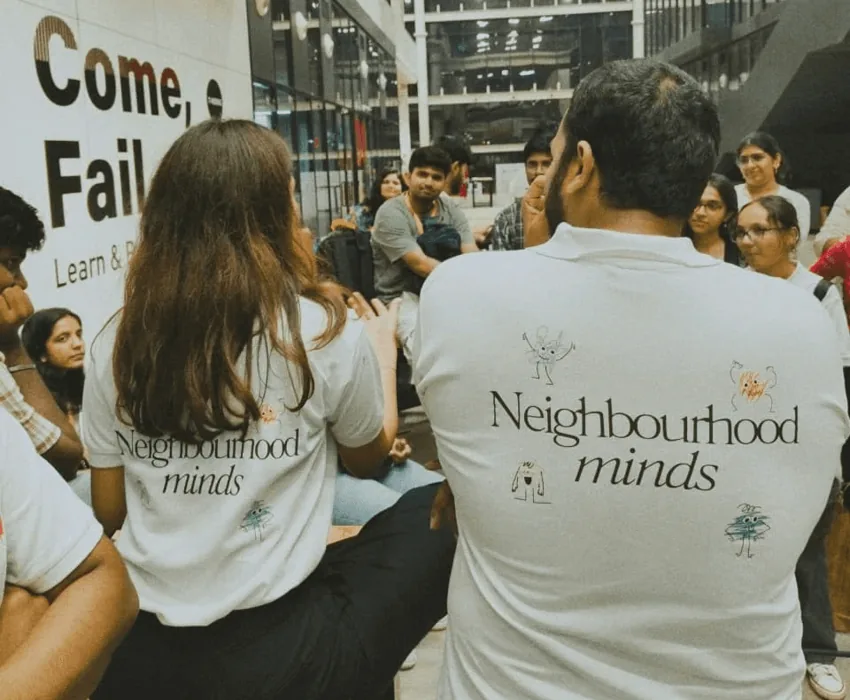 People talking at a Neighbourhood Minds gathering