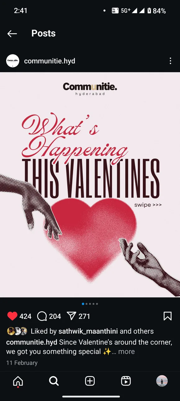 A Valentine’s gathering from the Communitie archive